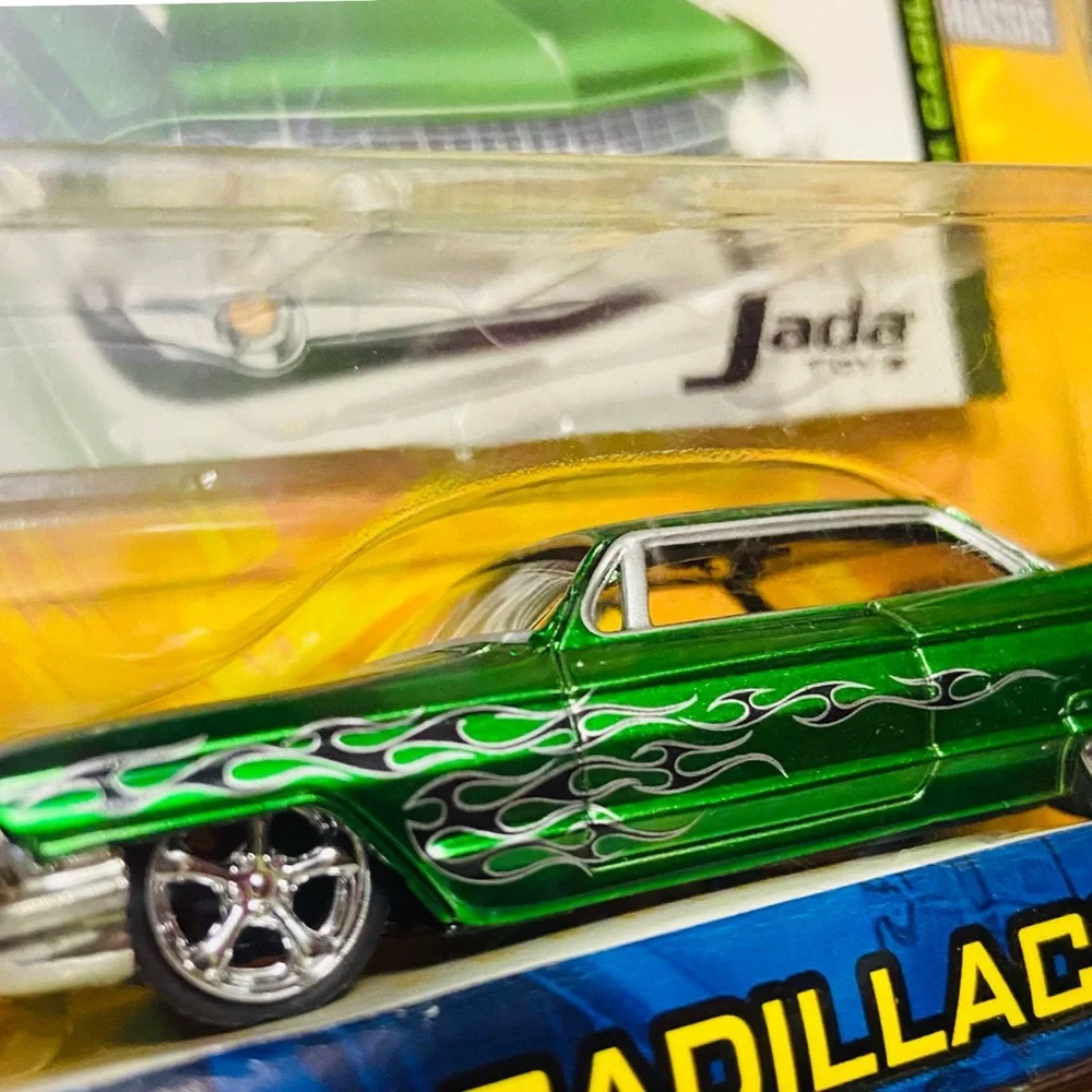 Dub City Oldskool 61 Cadillac 1:64 Jada Toys Metallic Green Die Cast